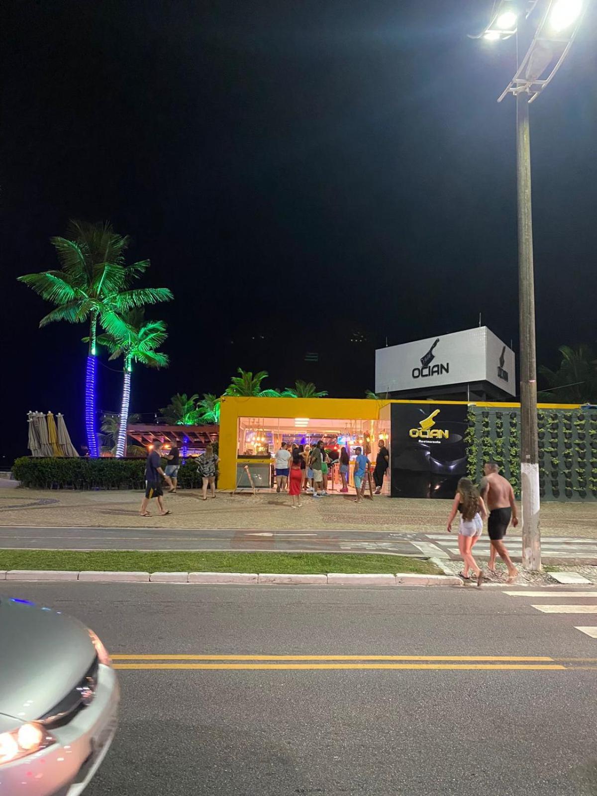 Apartamento Kitnet Pe Na Areia Praia Ocian Praia Grande  Exteriér fotografie